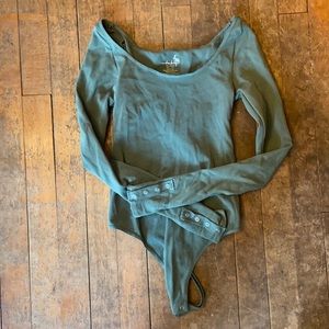 Free People Intimately Ribbed Bodysuit (M/L)